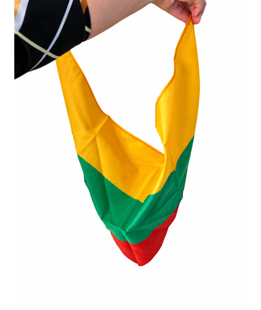 Trispalvė Lietuvos sirgaliaus skarelė